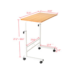 HAOYYE Removable P2 15mm Chipboard & Steel Side Table, Sturdy Design, Durable Multifunctional Modern Home Organizer, Stylish Space-Saving Storage Solution for Living Room or Bedroom