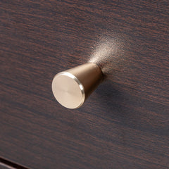 HAOYYE Modern Simple 7-Drawer Dresser Brown, Stylish Storage Chest for Bedroom, Living Room, and Family Room, Large Capacity Organizer, Space-Saving Furniture with 7 Drawers for Clothes, Accessories, and Personal Items