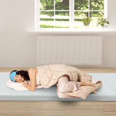 HAOYYE Camping Sleeping Mat Grey Portable Roll Up Foam Pad for Outdoor Hiking Backpacking Tent Travel Lightweight Waterproof Mattress for Sleeping Rest Relaxation with Easy Storage and Carry