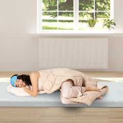 HAOYYE Sleeping Mat for Camping Grey Lightweight Portable Foam Pad for Tent Hiking Travel Outdoor Sleeping Waterproof Roll Up Mattress for Backpacking Car Camping Picnic Floor Rest