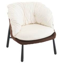 HAOYYE Velvet Accent Chair Barrel Chair With Durable Metal Legs For Modern Living Room, Bedroom, Study Room And Home Office Comfort, Elegant Plush Upholstered Armchair For Reading And Relaxation, Stylish Contemporary Furniture For Sophisticated Spaces