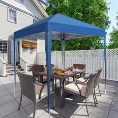 HAOYYE 6.56*6.56*8.04ft Practical Waterproof Folding Tent, Pop-Up Canopy with Carry Bag, Outdoor Portable Event Shelter with Durable Steel Frame for Backyard, Beach, Party, Camping, Easy Setup