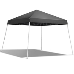 HAOYYE Pop Up Canopy Tent, Outdoor Tent Canopy Foldable Portable Canopies for Camping, Patio, Easy Up Gazebo Canopy with Carry Bag Slant Legs