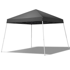 HAOYYE Pop Up Canopy Tent, Outdoor Tent Canopy Foldable Portable Canopies for Camping, Patio, Easy Up Gazebo Canopy with Carry Bag Slant Legs