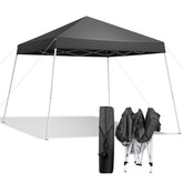 HAOYYE Pop Up Canopy Tent, Outdoor Tent Canopy Foldable Portable Canopies for Camping, Patio, Easy Up Gazebo Canopy with Carry Bag Slant Legs
