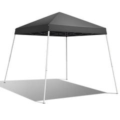 HAOYYE Pop Up Canopy Tent, Outdoor Tent Canopy Foldable Portable Canopies for Camping, Patio, Easy Up Gazebo Canopy with Carry Bag Slant Legs