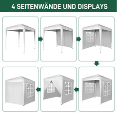 HAOYYE Pop Up Canopy Tent, Outdoor Tent Canopy Foldable Portable Canopies for Camping, Patio, Easy Up Gazebo Canopy with Carry Bag