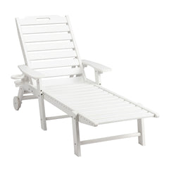 Haoyye Premium HDPE Adjustable Backrest Lying Bed for Outdoor Leisure and Relaxation, Featuring Durable Construction with Unmatched Comfort, Weather Resistance and Portability, Ideal for Patios, Poolside, Balconies and Home Retreats