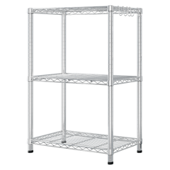 HAOYYE Heavy Duty Storage Shelves With Wheels, Adjustable Wire Shelving Unit For Garage And Pantry Storage, Sturdy 1020lbs Capacity, NSF Certified Metal Storage Rack