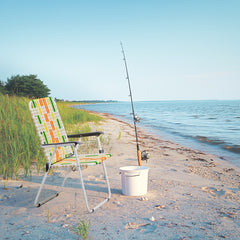 Haoyye Set of 2 Webbed Folding Beach Chairs, Durable and Lightweight Outdoor Lawn Chairs for Camping, Fishing, Poolside, and BBQs, Vibrant Yellow and Green Design for Comfortable Relaxation