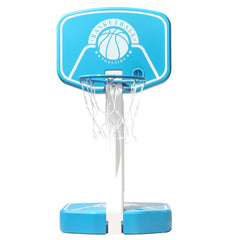 HAOYYE Poolside Basketball Stand Adjustable Outdoor Water-Filled Base Basketball Hoop System with Backboard for Patio Driveway Garden Court Easy Assembly Weather Resistant for Adults Indoor Outdoor Play