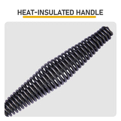 HAOYYE Black Folding Swivel Campfire Grill Portable Cooking Grate Over Fire Pit Lightweight Camp Fire Rack with Carrying Bag for Outdoor Camping BBQ