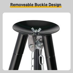 HAOYYE Campfire Tripod Grill with Adjustable Height BBQ Grill Grate and Fire Bowl, Portable Black Outdoor Cooking Equipment for Camping, Backyard BBQ, Tailgating, and Outdoor Adventures