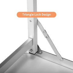 HAOYYE Portable Folding Bar Table with Storage Shelf and Black Skirt, Lightweight Tradeshow Podium Table with Carrying Bag for Indoor or Outdoor Party, Picnic, Event Display, Marketing Booth, Reception or Catering Setup