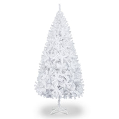 HAOYYE White 800 Branch Tips 6 FT Artificial Christmas Tree, Full Lush Pine Design, Sturdy Metal Stand, Hinged Branches for Easy Setup, Perfect Holiday Centerpiece for Home, Office and Party Décor