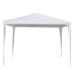HAOYYE Outdoor Waterproof Tent 3x3m Pop Up Canopy with 3 Sidewalls Portable Folding Tent with Spiral Tubes for Backyard Wedding Party Event Sun Shade Shelter