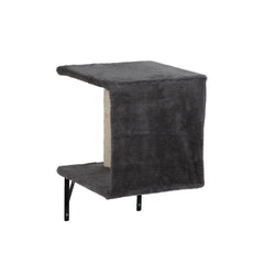 HAOYYE 5 Pcs Multi-Level Wall-Mounted Indoor Cat Tree Furniture with Scratching Board, Condo, Perches, Bridge for Indoor Cats, Gray Sturdy Space-Saving Heavy Duty Modern Design Adults Dorm Room