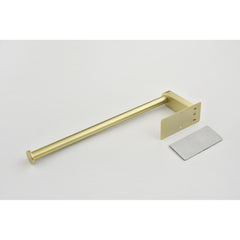 HAOYYE 2 Pack Paper Towel Holder Wall Mount, Self-Adhesive or Drilled Paper Towel Holder Under Cabinet. Suitable for kitchen, bathroom, pantry Sturdy Space-Saving Heavy Duty Modern Design Adults