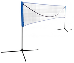 Haoyye Portable Large Volleyball Badminton Tennis Net with Carrying Bag Stand/Frame, Adjustable Height, Easy Setup for Outdoor and Indoor Use