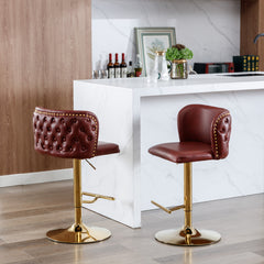 HAOYYE Swivel Barstools Adjusatble Seat Height