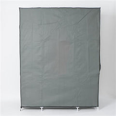 HAOYYE 5-Layer 12-Compartment Non-woven Fabric Wardrobe, Portable Closet in Gray, Durable Space-Saving Organizer, Modern Design, Versatile Storage Solution for Clothes, Shoes, and Accessories, Premium Quality, Stylish Look