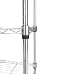 HAOYYE 4-Tier Kitchen Bakers Rack Microwave Oven Stand, Sturdy Carbon Steel Storage Cart With Mesh Shelves, Durable Multifunctional Organizer, Space-Saving Modern Home Storage Solution For Kitchens, Pantries, And Workstations, Practical And Stylish Design