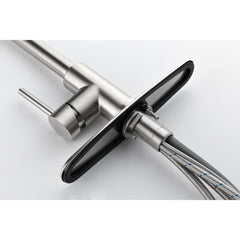 HAOYYE Kitchen Faucet with Pull Down Sprayer Sturdy Space-Saving Heavy Duty Modern Design Adults Dorm Room Easy Assembly Bedroom Furniture