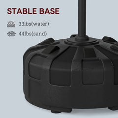 HAOYYE Freestanding Boxing Bag for Home Gym Training Heavy Duty Punching Bag with Shock Absorbing Base and Durable Cover for Adults Indoor Fitness Workout MMA Kickboxing