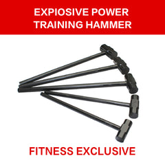HAOYYE 20LB One Piece Fitness Steel Hammer Heavy Duty Strength Training Tool Perfect for Home and Gym Workouts Durable Ergonomic Design for Building Power Endurance and Functional Fitness Training