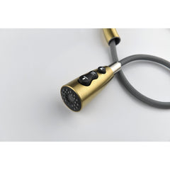 HAOYYE Kitchen Faucet with Pull Down Sprayer Sturdy Space-Saving Heavy Duty Modern Design Adults Dorm Room Easy Assembly Bedroom Furniture