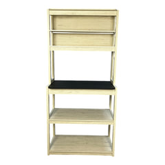 Haoyye 5-Tier Bakers Rack with Storage, Kitchen Shelving Unit for Coffee Bar, Microwave Stand, and Pantry Organization, Modern Freestanding Utility Rack for Home or Dorm Use, Durable Space-Saving Design, Easy Assembly and Multi-Purpose Functionality