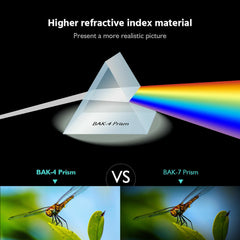 HAOYYE 40x60 HD Monocular Telescope with Day and Night Vision Waterproof Anti-Fog Optical Scope Handheld High Power Zoom for Hunting Camping Wildlife Viewing Nature and Outdoor Observation