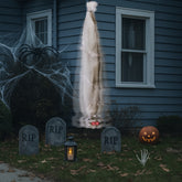 HAOYYE 3FT Halloween Animated Hanging Cocoon Corpse Decoration with Motion and Horror Scream, Spooky Dead Body Prop for Indoor and Outdoor Haunted House, Creepy Tree Hanging Halloween Decor for Yard Garden Party