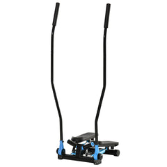 HAOYYE Twist Stair Stepper Machine with Rocking Handlebars Hydraulic Resistance and LCD Display Compact Cardio Climber Exercise Equipment for Home Workout and Indoor Fitness Training