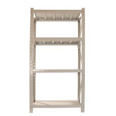 Haoyye White Heavy Duty Garage Storage Shelves, Adjustable 5 Tier Metal Rack Organizer for Basement, Pantry, Workspace or Office, Space-Saving Freestanding Storage Unit, Sturdy and Easy to Assemble Modern Design for Home Organization