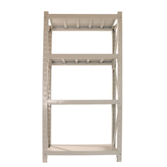 Haoyye White Heavy Duty Garage Storage Shelves, Adjustable 5 Tier Metal Rack Organizer for Basement, Pantry, Workspace or Office, Space-Saving Freestanding Storage Unit, Sturdy and Easy to Assemble Modern Design for Home Organization