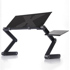 HAOYYE 48 x 26cm Portable Folding Table for Home Use, Assembled Black Table, Compact and Lightweight Design, Soft Cozy Surface, Premium Quality, Multi-Function, Decorative, Comfortable, Perfect for Home, Office, and Travel