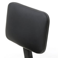 HAOYYE Round Shape Adjustable Salon Stool with Back Black, Swivel Rolling Stool with Comfortable Seat and Backrest, Height Adjustable Task Chair for Spa Salon Office Studio Makeup Room