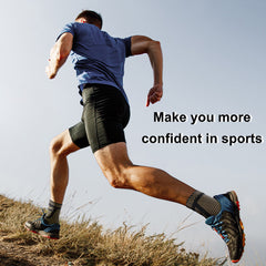 HAOYYE Copper Ankle Brace Socks For Sprained Ankle Compression Sleeve Plantar Fasciitis Relief Foot Support For Men And Women Running Hiking Basketball And Daily Activities Support For TEMU Self-Pickup Order Shipping