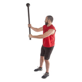 HAOYYE 30LB Macebell Strength Training Mace Hammer Solid Steel Construction with Textured Non Slip Handle for Functional Fitness Full Body Workouts Swinging and Conditioning Exercises at Home or Gym