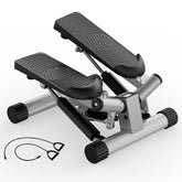 Haoyye Mini Stepper with Resistance Bands, Twist Stair Stepper for Exercise at Home, Portable Full Body Workout Stepper Machine, Adjustable Foot Stepper for Fitness