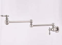 HAOYYE Pot Filler Faucet Wall Mount Sturdy Space-Saving Heavy Duty Modern Design Adults Dorm Room Easy Assembly Bedroom Furniture