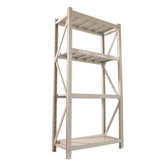 Haoyye White Heavy Duty Garage Storage Shelves, Adjustable 5 Tier Metal Rack Organizer for Basement, Pantry, Workspace or Office, Space-Saving Freestanding Storage Unit, Sturdy and Easy to Assemble Modern Design for Home Organization