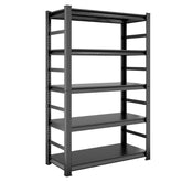 HAOYYE 5-Tier Heavy Duty Metal Shelving Unit, Adjustable Storage Shelves and Rack, Sturdy and Space-Saving Design, Perfect for Kitchen, Garage, Office, and Dorm Room, Modern and Durable Storage Solution