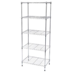 HAOYYE 5-Tier Wire Shelving Unit – Heavy-Duty Adjustable Metal Storage Shelves With Sturdy Steel Construction, Perfect For Garage, Kitchen, Pantry, And Office Organization, Durable And Space-Saving Design, Premium Quality Home Storage Solution