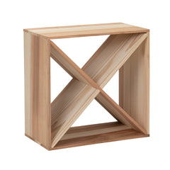 HAOYYE 24 Bottle Modular Wine Rack, Stackable Wine Storage Cube for Bar Cellar Kitchen Dining,4 sets Sturdy Space-Saving Heavy Duty Modern Design Adults Dorm Room Easy Assembly Bedroom Furniture