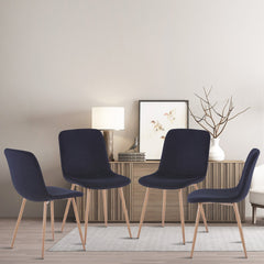 HAOYYE Modern Dining Chair Set of 4, Versatile and Stylish Design for Restaurants, Cafes, Offices, and Living Rooms, Durable and Space-Saving, Easy to Assemble