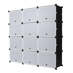 HAOYYE 4-Tier Portable Shoe Rack, Black Sturdy Design, Durable Multifunctional Organizer, Space-Saving Storage Cabinet For Heels, Boots, And Slippers, Expandable 48-Pair Shoe Tower, Modern Home Organizer For Closet, Entryway, Or Living Room