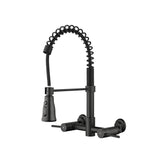 HAOYYE 3 Functions Wall Mounted Bridge Kitchen Faucet Sturdy Space-Saving Heavy Duty Modern Design Adults Dorm Room Easy Assembly Bedroom Furniture