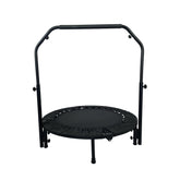 Haoyye 40 Inch Mini Exercise Trampoline , Foldable Indoor Rebounder for Fitness and Fun, Easy Assembly, Portable Design